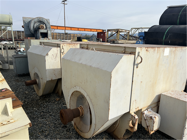 2 Units - TOSHIBA 1000 kW (1360 HP) AC squirrel cage induction motors, 50 Hz